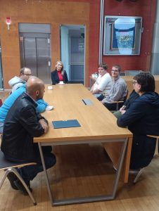 Mieszkańcy mieszkania treningowego spotkali się z Powiatową Społeczną Radą do Spraw Osób Niepełnosprawnych